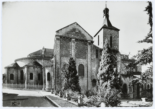 Vorschaubild Poitiers: Saint-Hilaire le Grand, Aussenansicht, Nordseite (Postkarte aus der Diakartei) 